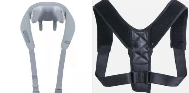 Wireless neck and back massager for muscle tension relief