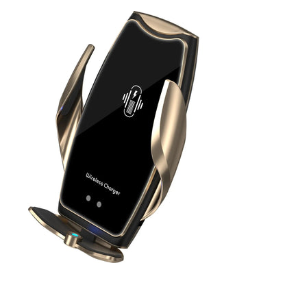 Magnetic wireless charging car phone holder for air vent mount