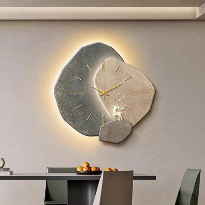 Contemporary wall clock perfect for home and restaurant decor