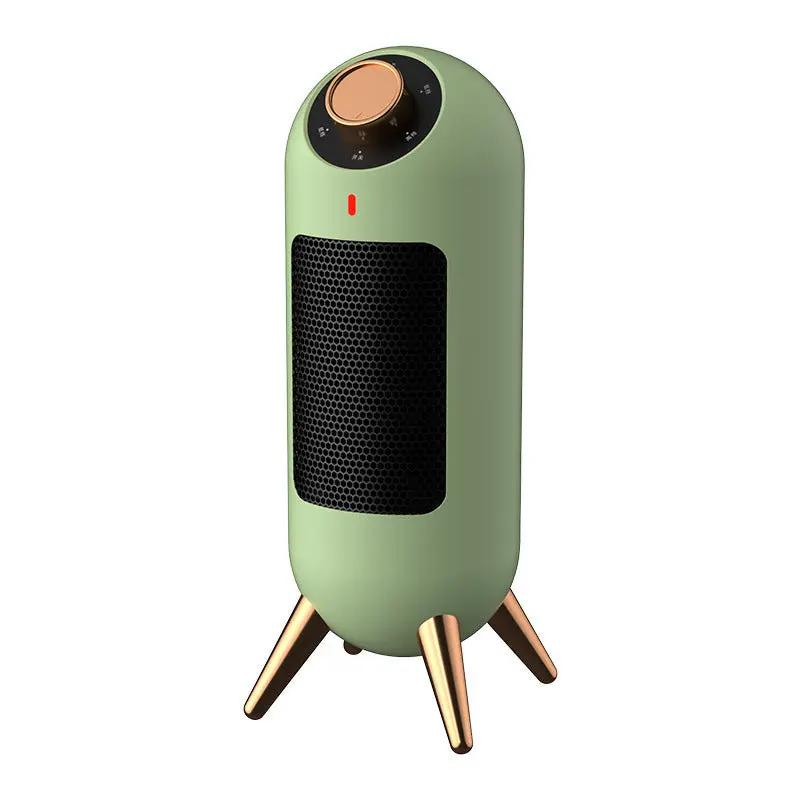 Portable PTC heater with 2-speed settings for small spaces