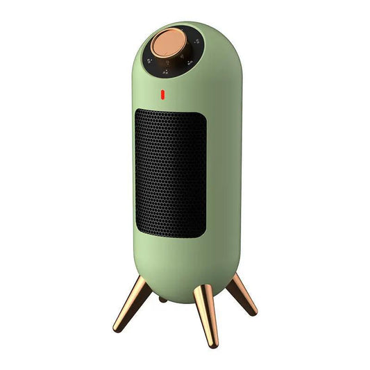Portable PTC heater with 2-speed settings for small spaces