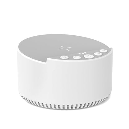 Smart white noise machine with Bluetooth speaker and phone stand