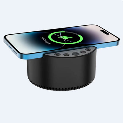 15W wireless charging speaker with sleep sound effects and phone holder