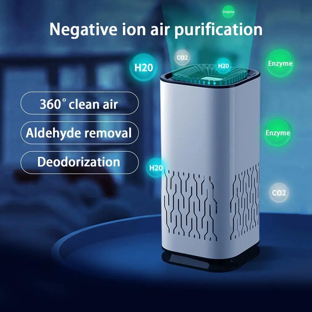 Car air purifier removing dust smoke and formaldehyde