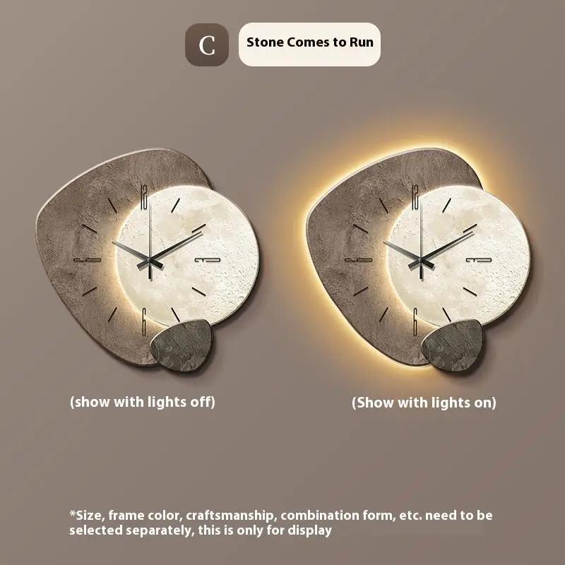 UV design wall clock with quality construction for living room