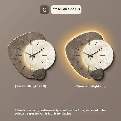 UV design wall clock with quality construction for living room