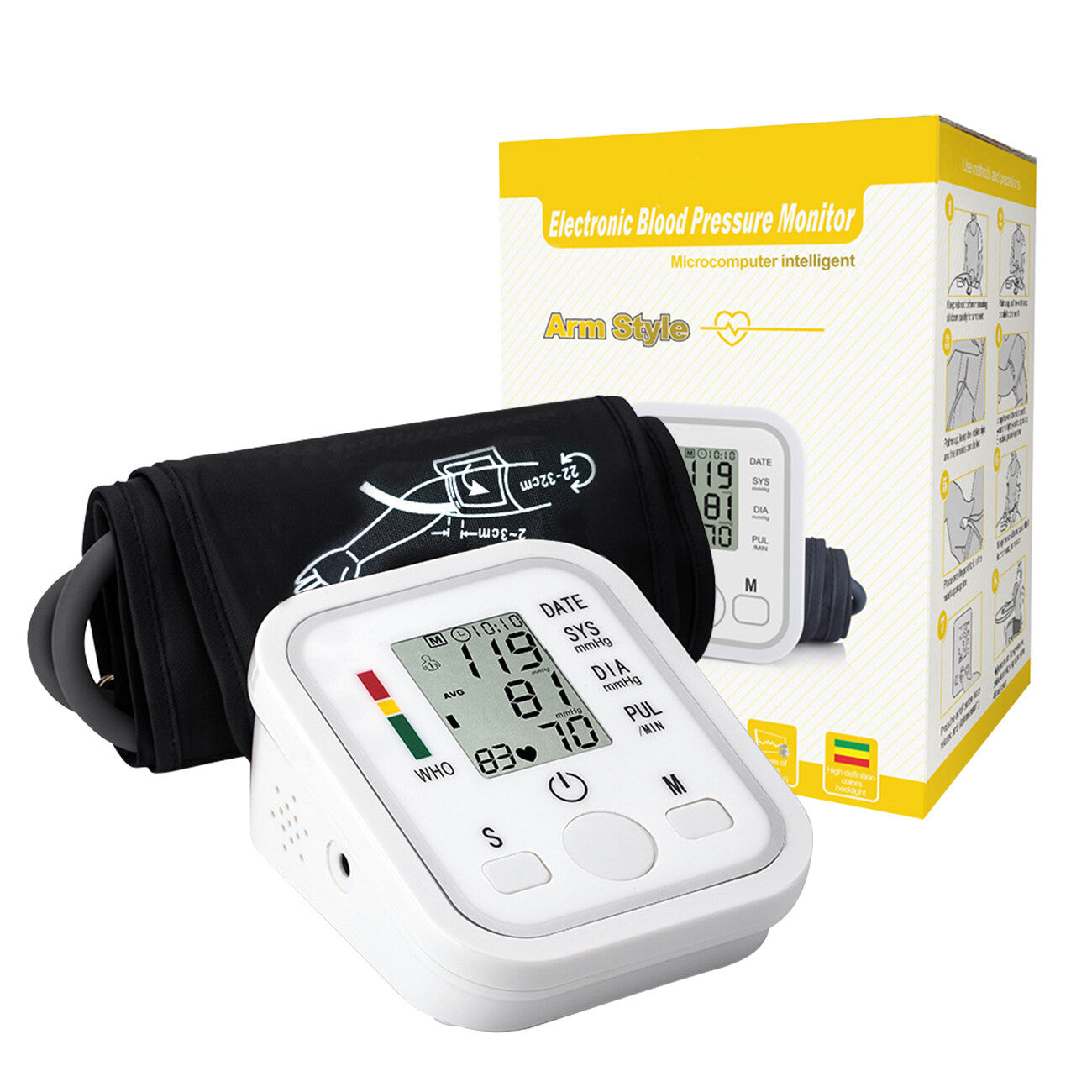 Accurate pulse meter and blood pressure monitor for home use